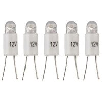 12 Volt Warm White LED Bi-pin Style Lamp for Marantz Sansui Kenwood Yamaha Sony 5 Pack
